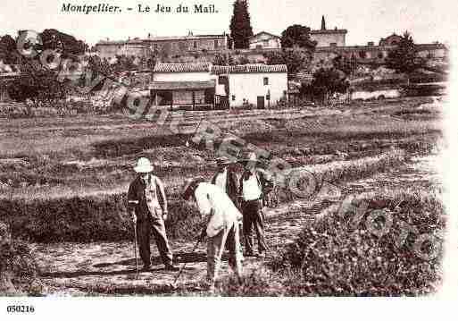 Ville de MONTPELLIER, carte postale ancienne