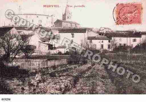 Ville de MURVIELLESBEZIERS, carte postale ancienne