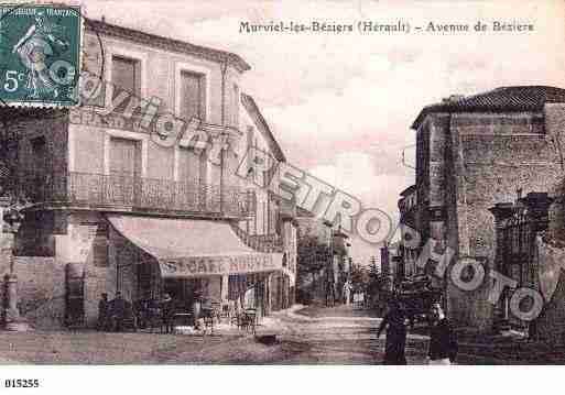 Ville de MURVIELLESBEZIERS, carte postale ancienne