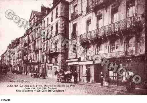 Ville de NANTES, carte postale ancienne