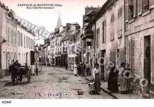 Ville de NANTEUILLEHAUDOIN, carte postale ancienne