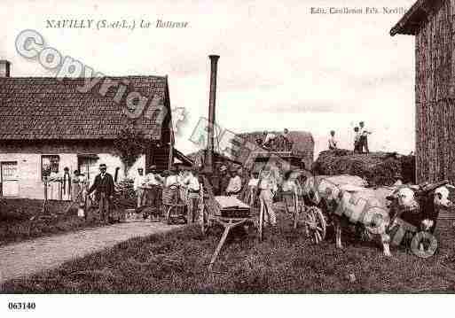 Ville de NAVILLY, carte postale ancienne