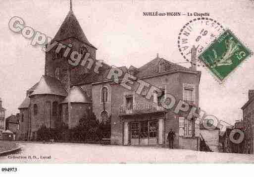 Ville de NUILLESURVICOIN, carte postale ancienne