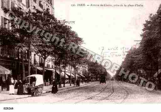 Ville de PARIS13, carte postale ancienne