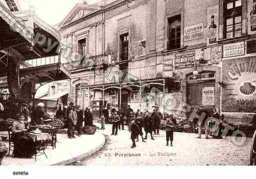 Ville de PERPIGNAN, carte postale ancienne