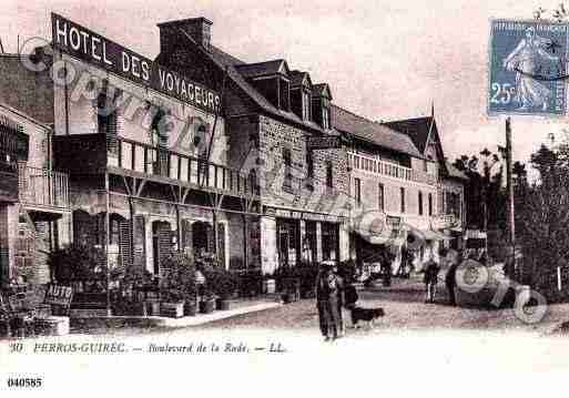 Ville de PERROSGUIREC, carte postale ancienne