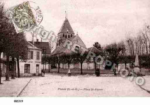 Ville de PLAISIR, carte postale ancienne
