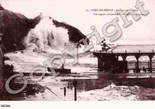 Ville de PORTENBESSINHUPPAIN, carte postale ancienne