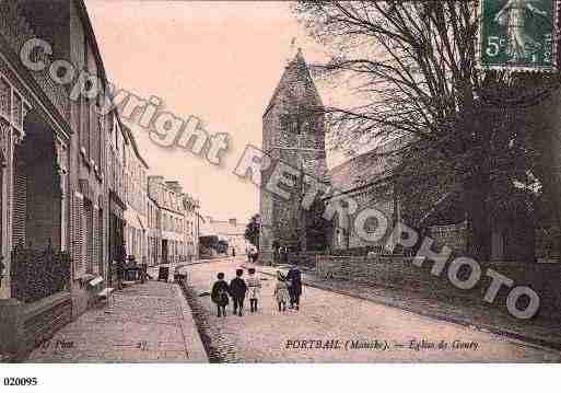 Ville de PORTBAIL, carte postale ancienne