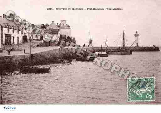 Ville de QUIBERON, carte postale ancienne