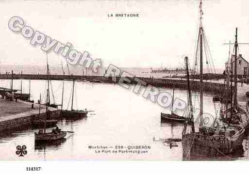 Ville de QUIBERON, carte postale ancienne
