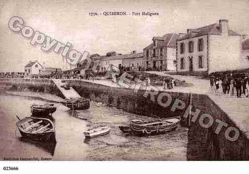 Ville de QUIBERON, carte postale ancienne