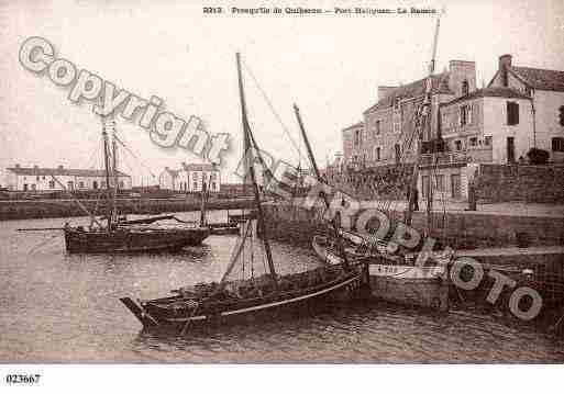 Ville de QUIBERON, carte postale ancienne