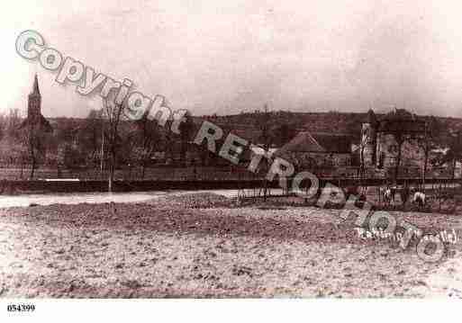 Ville de RAHLING, carte postale ancienne