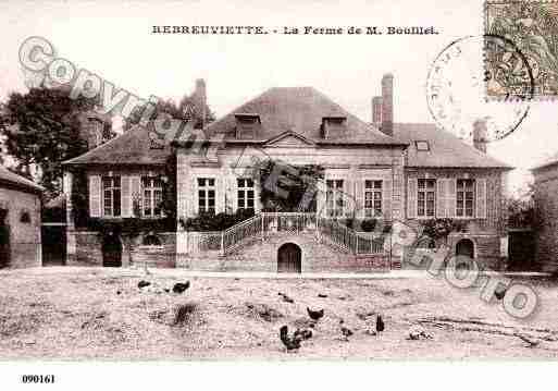 Ville de REBREUVIETTE, carte postale ancienne