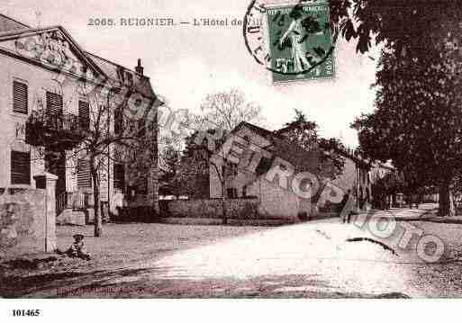 Ville de REIGNIER, carte postale ancienne