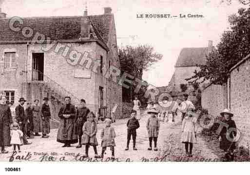 Ville de ROUSSET(LE), carte postale ancienne