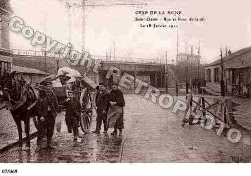 Ville de SAINTDENIS, carte postale ancienne