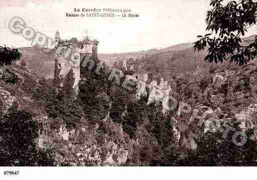 Ville de SAINTGENIEZOMERLE, carte postale ancienne Ville de SAINTGENIEZOMERLE, carte postale ancienne