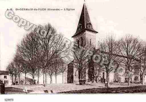Ville de SAINTGERMAINDUPUCH, carte postale ancienne