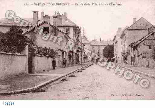 Ville de SAINTJEANDEMAURIENNE, carte postale ancienne Ville de SAINTJEANDEMAURIENNE, carte postale ancienne