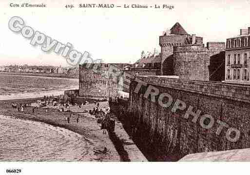 Ville de SAINTMALO, carte postale ancienne