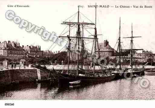 Ville de SAINTMALO, carte postale ancienne
