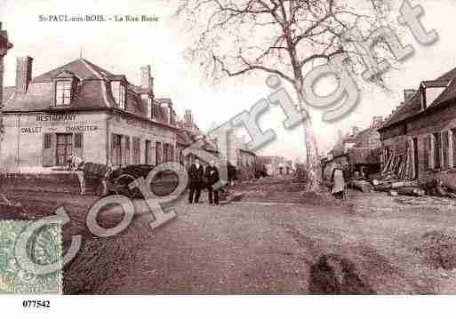 Ville de SAINTPAULAUXBOIS, carte postale ancienne