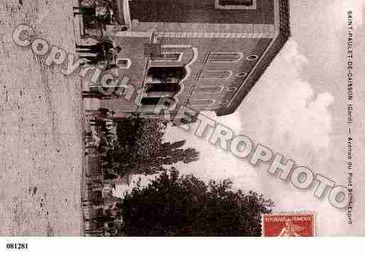Ville de SAINTPAULETDECAISSON, carte postale ancienne Ville de SAINTPAULETDECAISSON, carte postale ancienne