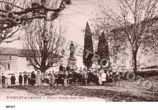 Ville de SAINTPAULETDECAISSON, carte postale ancienne