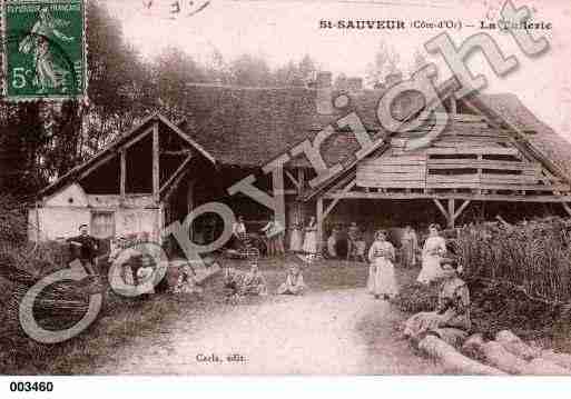 Ville de SAINTSAUVEUR, carte postale ancienne