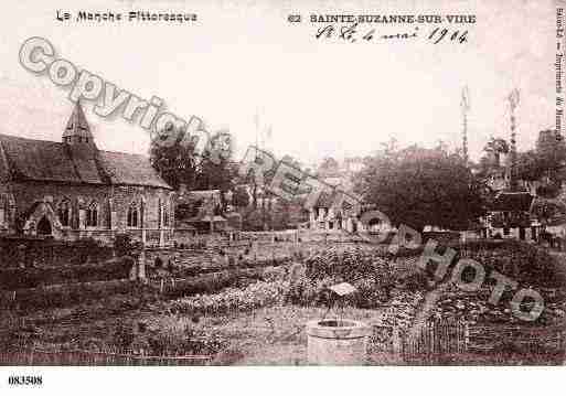 Ville de SAINTESUZANNESURVIRE, carte postale ancienne