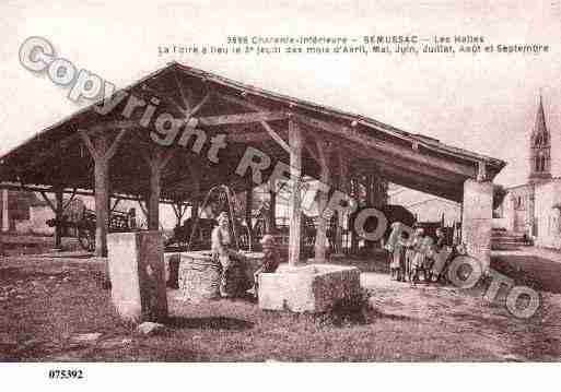 Ville de SEMUSSAC, carte postale ancienne