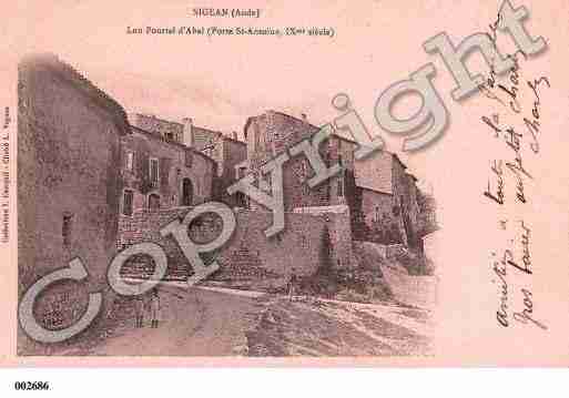 Ville de SIGEAN, carte postale ancienne