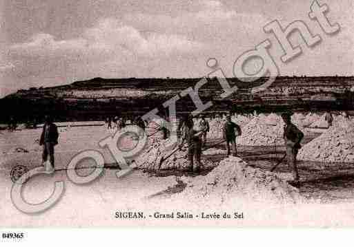 Ville de SIGEAN, carte postale ancienne