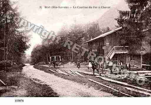 Ville de SIXT, carte postale ancienne