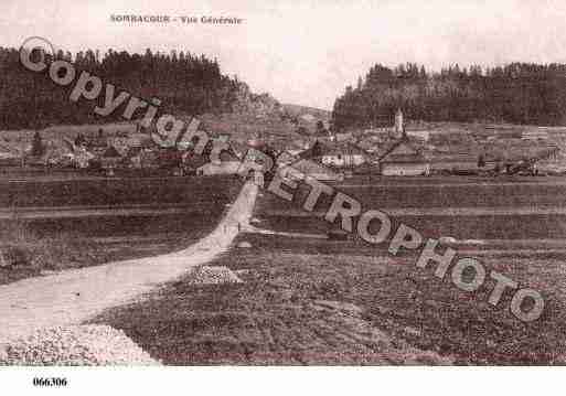 Ville de SOMBACOUR, carte postale ancienne