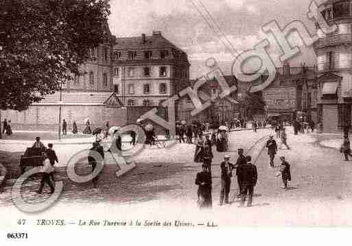 Ville de TROYES, carte postale ancienne