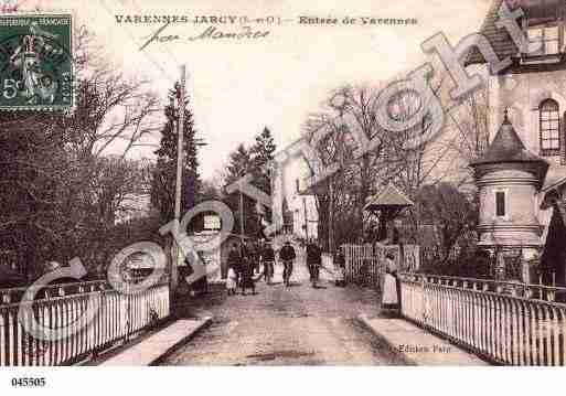 Ville de VARENNESJARCY, carte postale ancienne