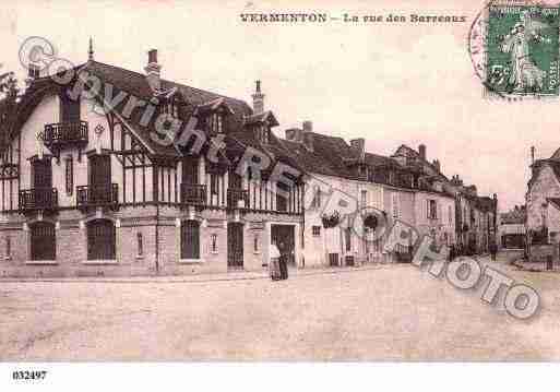 Ville de VERMENTON, carte postale ancienne