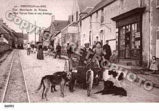 Ville de VIERVILLESURMER, carte postale ancienne