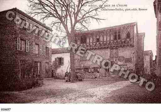 Ville de VILLEREST, carte postale ancienne