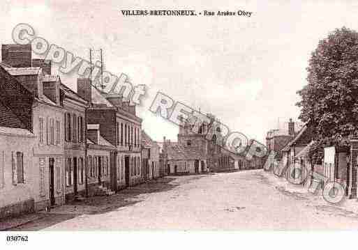 Ville de VILLERSBRETONNEUX, carte postale ancienne