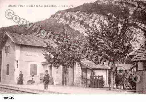 Ville de VIONS, carte postale ancienne