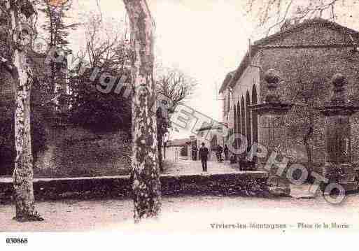 Ville de VIVIERSLESMONTAGNES, carte postale ancienne