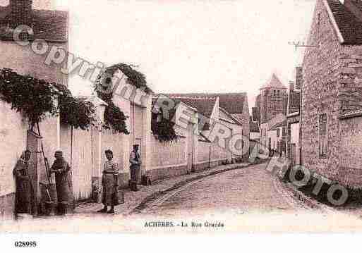 Ville de ACHERESLAFORET, carte postale ancienne