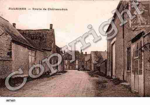 Ville de ALLAINESMERVILLIERS, carte postale ancienne