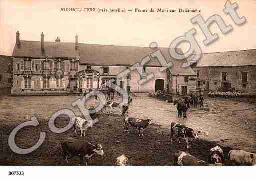 Ville de ALLAINESMERVILLIERS, carte postale ancienne