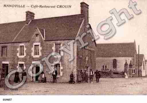 Ville de ANNOVILLE, carte postale ancienne