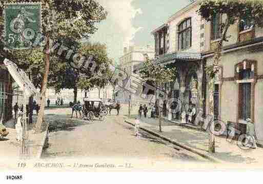 Ville de ARCACHON, carte postale ancienne